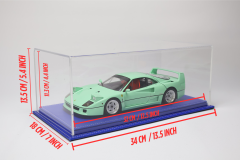 LYRD BOX - 1:18 ÖLÇEK - MAVİ SERGİLEME STANDI - (BEYAZ DİKİŞ) LY135