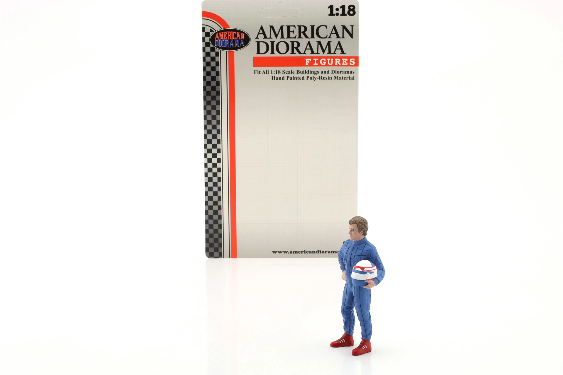 1/18 American Diorama race legends 80s Years figure B  - AD76354