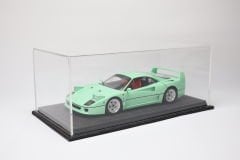 LYRD BOX - 1:18 ÖLÇEK - LEKELİ ANTRASİT SERGİLEME STANDI - (GRİ DİKİŞ) LY136