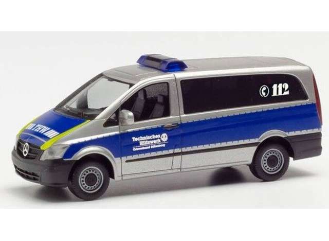 1/87 Mercedes Benz Vito THW Dillenburg, silver/blue