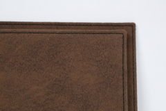 LYRD BOX - 1:18 ÖLÇEK - NUBUK BULUT KAHVE SERGİLEME STANDI - (SİYAH DİKİŞ) LY137