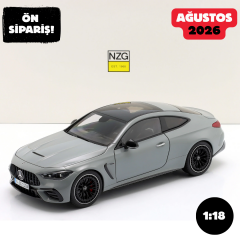 Ön Sipariş - 1/18 NZG Mercedes-Benz AMG CLE 53 4Matic+ Coupe 2024 Alphin Grey - 110800059