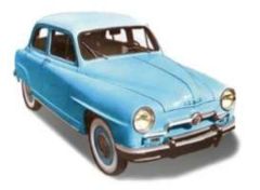 1951 Simca Aronde, black