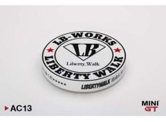 5 inch (12.7cm) Turning table *Liberty Walk version A*, white/black