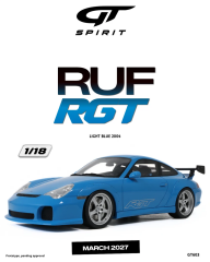Ön Sipariş - 1/18 GT Spirit PORSCHE RUF RGT, LIGHT BLUE - GT603