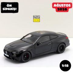 Ön Sipariş - 1/18 NZG Mercedes-Benz AMG CLE 53 4Matic+ Coupe 2024 Obsidian Black - 110800050