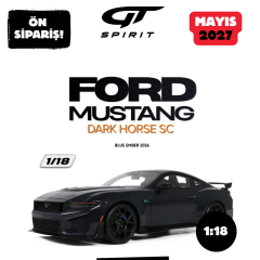 Ön Sipariş - 1/18 GT Spirit FORD MUSTANG DARK HORSE SC, BLUE EMBER - GT627