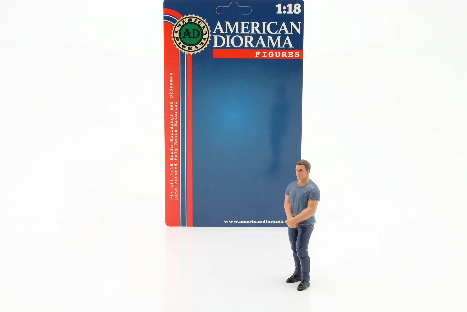 1/18 American Diorama Car Meet Series 3 Figure #4 - AD76329