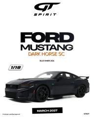 Ön Sipariş - 1/18 GT Spirit FORD MUSTANG DARK HORSE SC, BLUE EMBER - GT627
