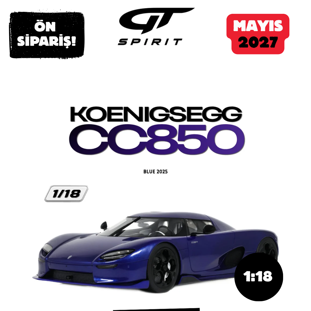 Ön Sipariş - 1/18 GT Spirit KOENIGSEGG CC850, BLUE - GT990