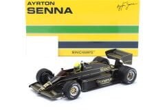 MINICHAMPS - LOTUS - F1 97T RENAULT TURBO N 12 WINNER PORTUGAL GP WITH RAIN TIRES 1985 AYRTON SENNA
