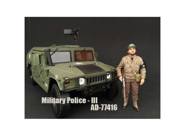 1/18 American Diorama wwii us military police figure #3 with rifle - AD77416