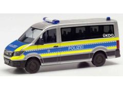 1/87 MAN TGE Polizei Wiesbaden, silver/blue/yellow