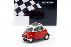 Ön Sipariş - 1/18 Minichamps BMW Isetta Year 1955 white, red - 110024001