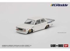 1/64 Kaido House Datsun 510 Pro Street *Greddy*, pearl white