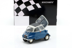 Ön Sipariş - 1/18 Minichamps BMW Isetta Year 1955 blue / white - 110024000