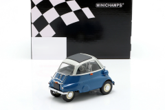Ön Sipariş - 1/18 Minichamps BMW Isetta Year 1955 blue / white - 110024000