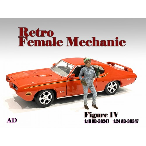 1/18 American Diorama Retro Female Mechanic - IV  - AD38247