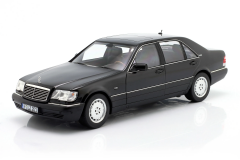 Ön Sipariş - 1/18 NOREV Mercedes-Benz S600 (W140) black - 183045