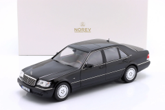 Ön Sipariş - 1/18 NOREV Mercedes-Benz S600 (W140) black - 183045