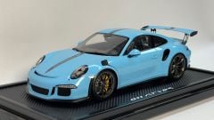 SPARK-MODEL - PORSCHE - 911 991 GT3 RS COUPE 2013 - CON VETRINA - WITH SHOWCASE