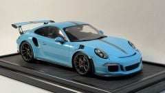 SPARK-MODEL - PORSCHE - 911 991 GT3 RS COUPE 2013 - CON VETRINA - WITH SHOWCASE