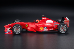 Ön Sipariş - 1/12 GP REPLICAS Ferrari F2000 #3 Michael Schumacher Winner Italian GP 2000 (With Driver Figure) - GP1227AWD