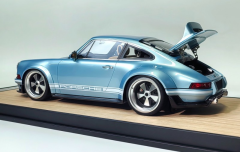 1/12 IVY Porsche 911 Singer DLS blue on wood base limited