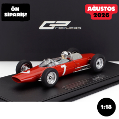 Ön Sipariş - 1/18 GP REPLICAS FERRARI - F1 156 F1-63 N 7 WINNER NURBURGRING GERMAN GP (with pilot figure) 1963 JOHN SURTEES - RED - GP181AWD