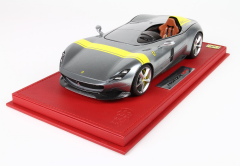 1/18 BBR Ferrari Monza SP1 metal grey - P18164A