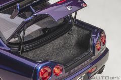 AUTOART - NISSAN - SKYLINE GT-R (R34) V-SPEC II NUR WITH BBS WHEELS 2002