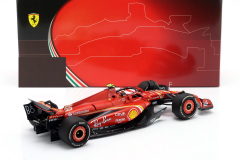 1/18 BBR-MODELS - FERRARI - F1 SF-24 TEAM SCUDERIA FERRARI N 55 WINNER AUSTRALIAN GP 2024 CARLOS SAINZ