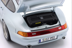1/12 KK SCALE Porsche 911 (993) GT2 Year 1996 silver / Speedline Rims - KKDC120281S