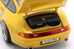 Ön Sipariş - 1/12 KK SCALE Porsche 911 (993) GT2 Year 1996 Yellow / Speedline rims - KKDC120282S