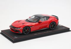 1/18 BBR-MODELS - FERRARI - 12CILINDRI V12 830cv PANORAMIC ROOF 2024 - GLOSSY BLACK RIMS
