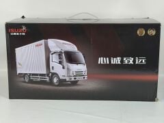 1/18 PAUDI  ISUZU Yifang EC7 Box Truck – White – Model Truck