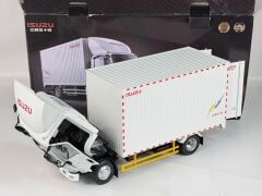 1/18 PAUDI  ISUZU Yifang EC7 Box Truck – White – Model Truck