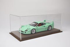 LYRD BOX - 1:18 ÖLÇEK - VİZON KAHVE SERGİLEME STANDI - (GRİ DİKİŞ) LY144