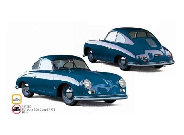 1952 Porsche 356 Coupe, blue