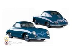 1952 Porsche 356 Coupe, blue