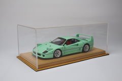 LYRD BOX - 1:18 ÖLÇEK - BELLINO YELLOW SERGİLEME STANDI - (SİYAH  DİKİŞ) LY145