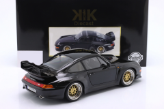 Ön Sipariş - 1/12 KK SCALE Porsche 911 (993) GT2 Year 1996 black / BBS Rims - KKDC120286B