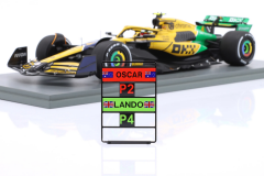 1/18 SPARK McLaren F1 MCL38 #4 Lando Norris 4th Monaco GP 2024 Special Livery