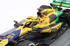 1/18 SPARK McLaren F1 MCL38 #81 2nd Monaco GP Oscar Piastri