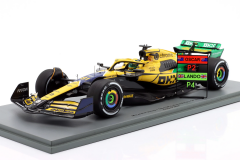 1/18 SPARK McLaren F1 MCL38 #81 2nd Monaco GP Oscar Piastri