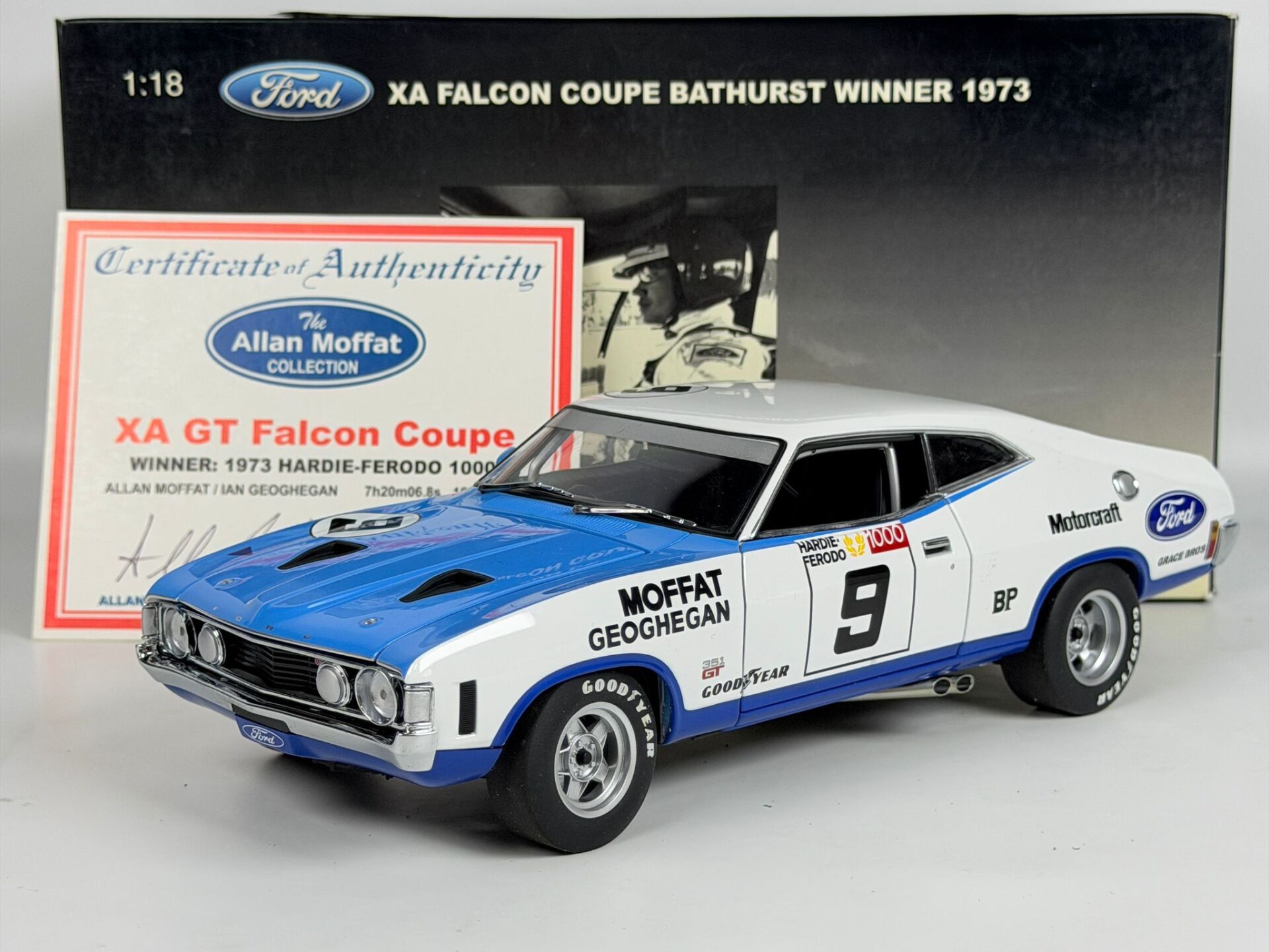 1/18 Biante / AUTOart Ford XA Falcon GT Bathurst Winner Allan Moffat 1973 - 87313