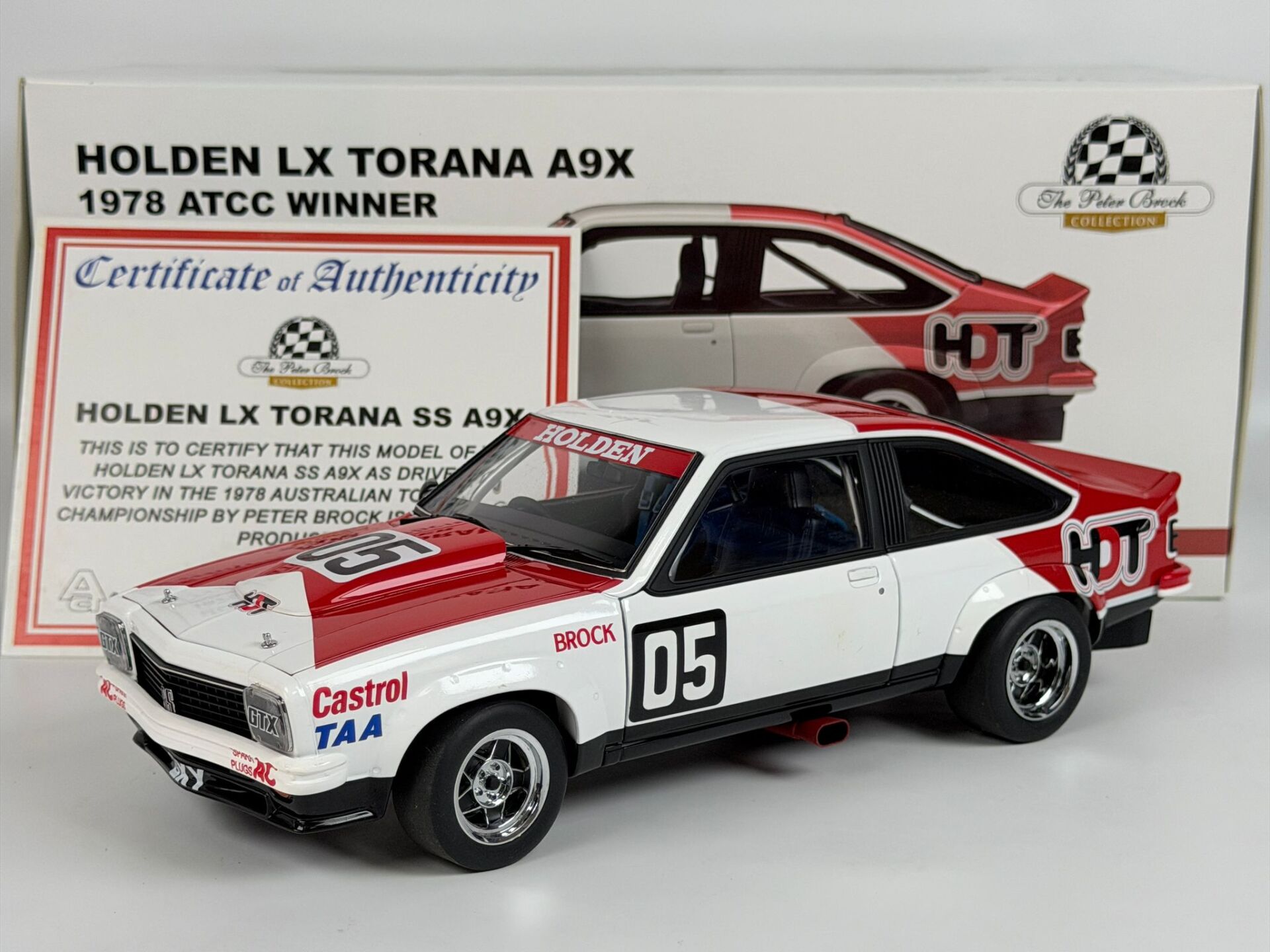 1/18 AUTOart & Biante - Holden LX Torana A9X #05 Peter Brock ATCC Winner - 87863