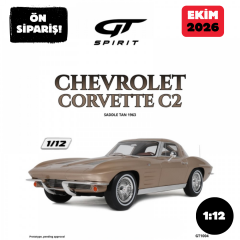 Ön Sipariş - 1/12 GT SPIRIT Chevrolet Corvete C2 Saddle Tan 1963 - GT1004