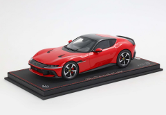 1/18 BBR Ferrari 12Cilindri Coupe Rosso Corsa silver rims and red brakes