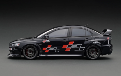 IGNITION-MODEL - MITSUBISHI LANCER EVOLUTION X (CZ4A) BLACK METALLIC WITH 4B11 ENGINE